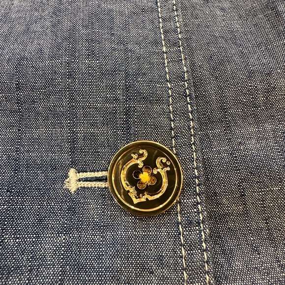 TORY BURCH Brand C.Wonder Size 14-Denim Jeans Blazer Giglio Style ~Jacket Layer - Picture 8 of 16